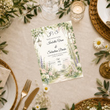 Boda Romántica con Arco en Jardín Encantado