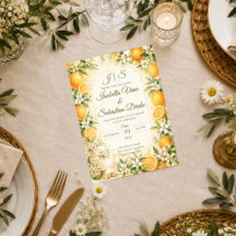 Boda Romántica de Cítricos