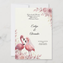 Boda Romántica de Flamencos