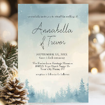 Boda Romántica de Invierno con Bosque de Pinos en