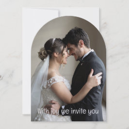 Invitación Boda Romántica de Pareja Personalizada