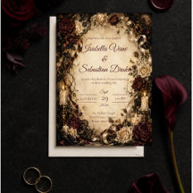 Boda Romántica Gótica de Rosa