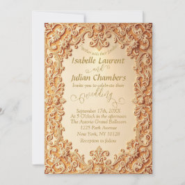 Invitación Boda romántico de Creamy Victorian Lace