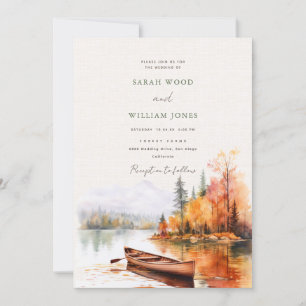 Invitación Boda Romántico de otoño