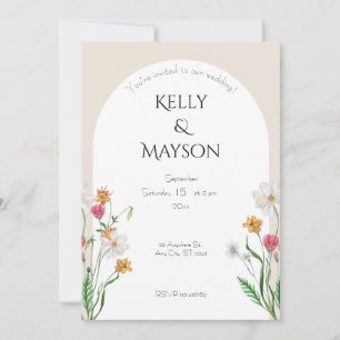 Invitación boda Romántico minimalista de Brisa