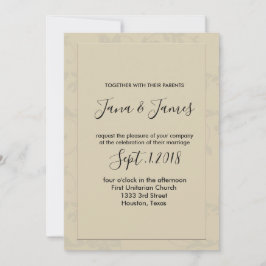 Invitación Boda romántico moderno y elegante