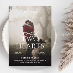 Invitación Boda Romántico Poster de película de novela