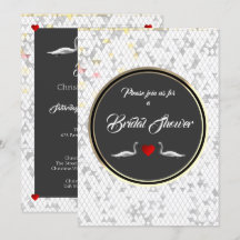 Boda romántico Swan Bridal Shower