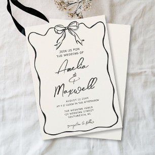 Invitación Boda romántico trendy de Bow Coquette