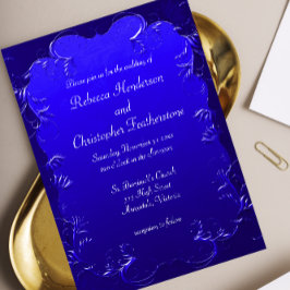 Invitación Boda Royal Blue Elegance