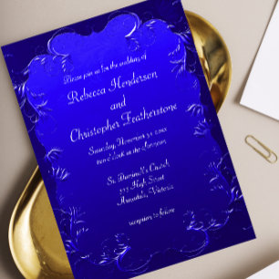 Invitación Boda Royal Blue Elegance