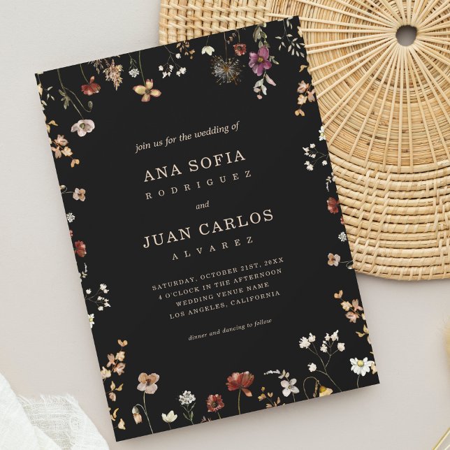 Invitación Boda RSVP del código QR del jardín de flores silve (Subido por el creador)