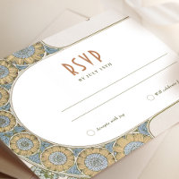 Boda RSVP Insertar Art Nouveau vintage de Mucha I