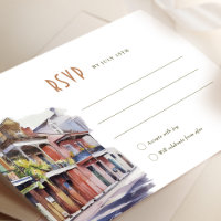 Boda RSVP Insertar Barrio Francés de Nueva Orleans