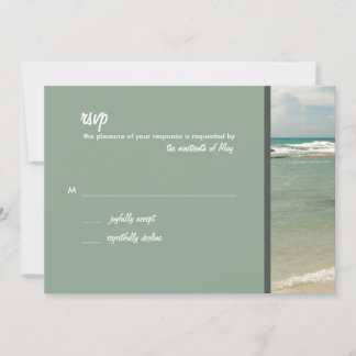 Invitación Boda RSVP // Modern Beach Collection