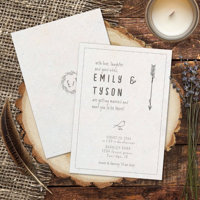 Invitación Boda ruso de Boho ID1109 (Subido por el creador)