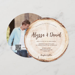Invitación Boda ruso único con foto