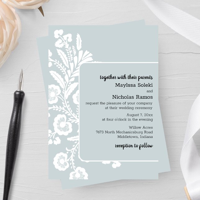 Invitación Boda Rustic Lace (Subido por el creador)