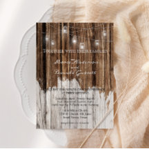 Boda Rustic Wood and Lanterns