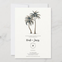 Boda Rústica Costera con Palma Tropical