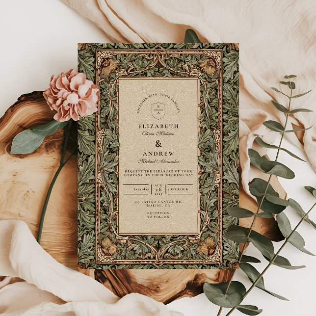 Invitación Boda Rústica de Bellota Vintage (Subido por el creador)