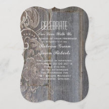 boda rústica de campo con encaje y madera de grane