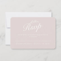 Boda Rústica de Escritura a Mano de Hoja Botánica