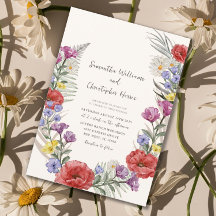Boda rústica de flores silvestres marfil beige