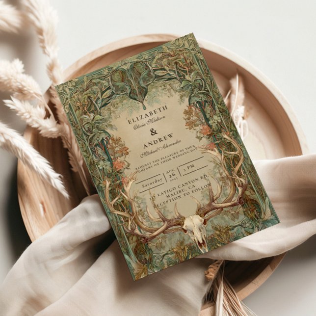 Invitación Boda Rústica de Otoño en el Bosque (Subido por el creador)