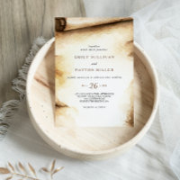 Boda rústica de pasillo de papel
