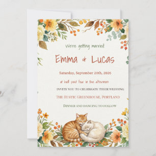 Invitación Boda Rústica Emma Lucas