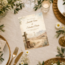 Boda rústica en el desierto occidental