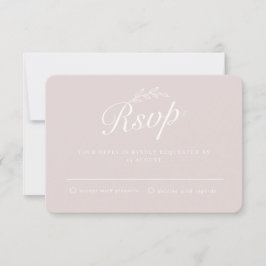 Invitación Boda Rústica en el Jardín con Hojas y Letra a Mano