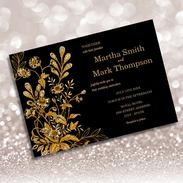 Invitación Boda Rústica Floral de Madera  (Subido por el creador)