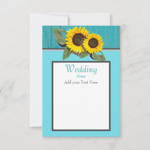Invitación Boda Rústica Girasol Verde Madera Gris Raya