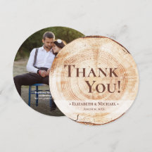 Boda Rústica Grano de Madera Foto Personalizada Gr
