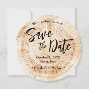 Invitación Boda Rustica Guardar la foto de la página web del 