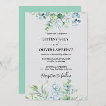 Boda rústico botánico Eucalyptus Greenery