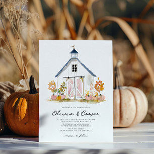 Invitación Boda rústico de granja estilo granero