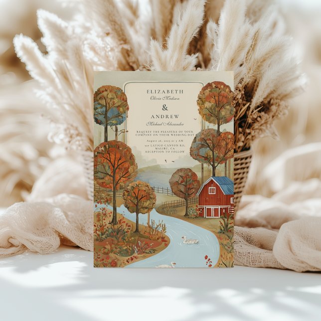 Invitación Boda Rústico de la Granja de Otoño (Subido por el creador)