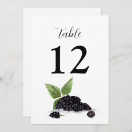 Invitación Boda Rústico de Verano de Frutos de Blackberry