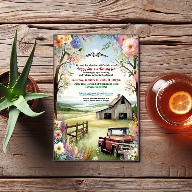 Invitación Boda Rústico del Campo de la Ruptura (Subido por el creador)