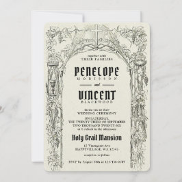 Invitación Boda Santo Grial
