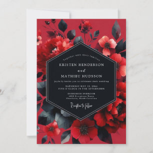 Invitación Boda Scarlet Moody Bloom