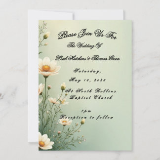 Invitación Boda sencilla