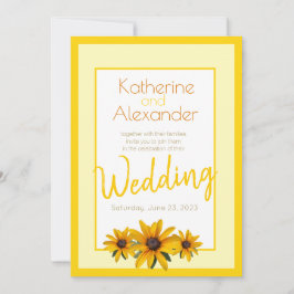 Invitación Boda sencillo de verano de primavera de flores ama