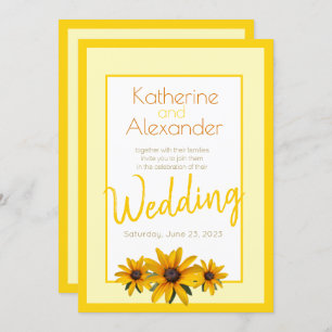 Invitación Boda sencillo de verano de primavera de flores ama