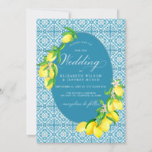 Boda Siciliano Blue Tiles Summer Lemon Boho