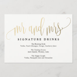 Invitación Boda Signature Bebe Rótulo - Caligrafía encantador
