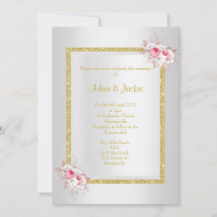 Invitación Boda Silver Bouquet ELEGANT CLASSY